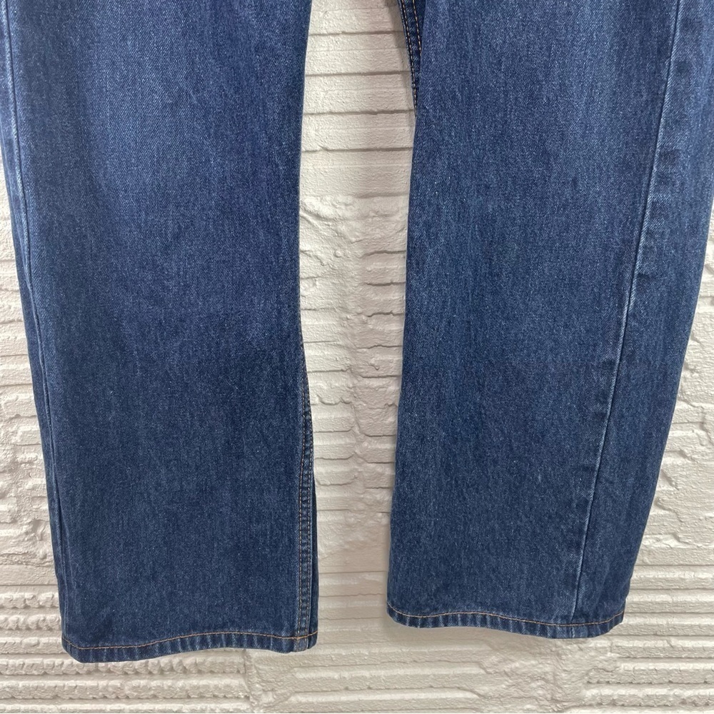 Levi's Men's 505 Straight Jeans Medium Wash 100% Cotton Waist 36 - Picture 7 of 15